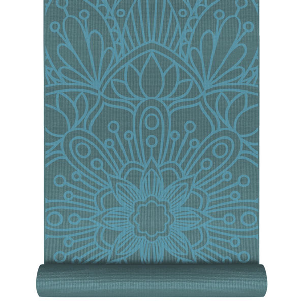 Yogamatte Basic – Lotus Mandala petrol