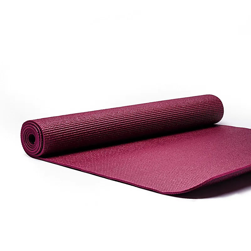 Yogamatte PVC aubergine