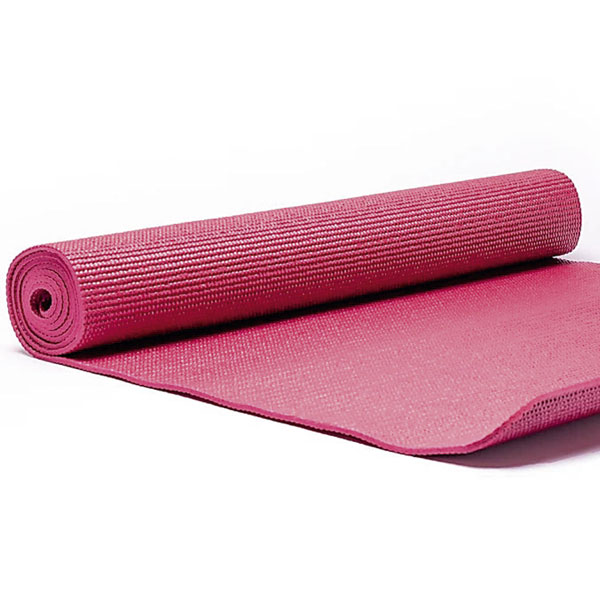 Yogamatte PVC dunkelrosa