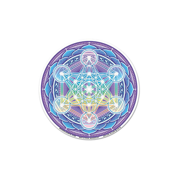 Metatron Mandala  Aufkleber rund