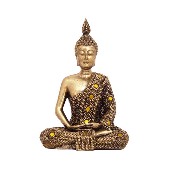 Buddha gold, 19 cm