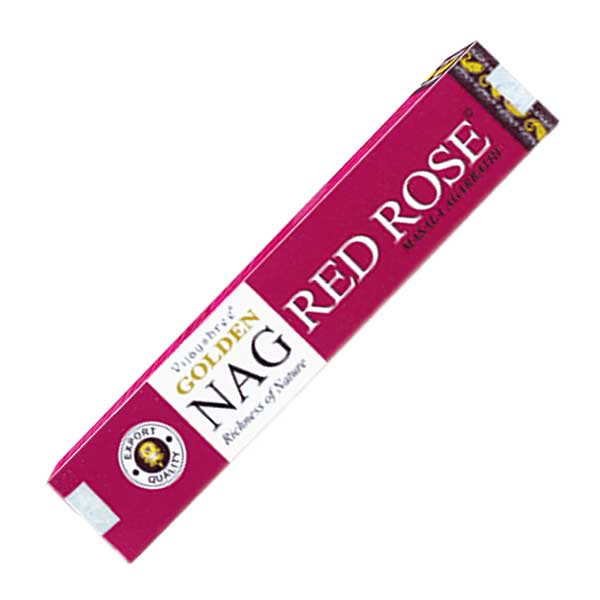 Golden Nag Red Rose Räucherstäbchen 15 g