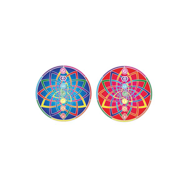 ﻿Cosmic Chakra, Sticker klein