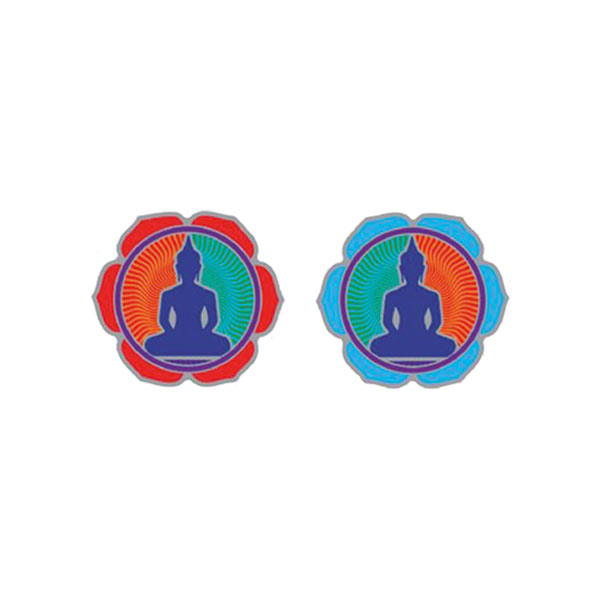 Lord Buddha Sunlights, Sticker klein