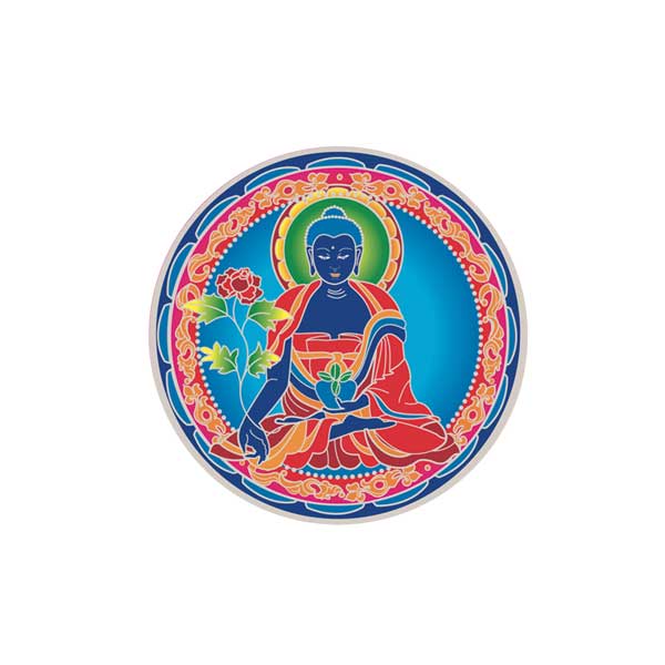 Medicine Buddha, Sticker groß