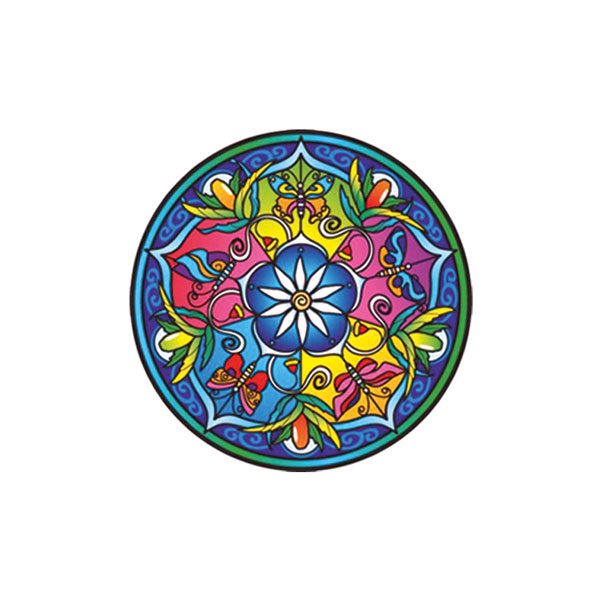 Wildflower Mandala, Sticker groß