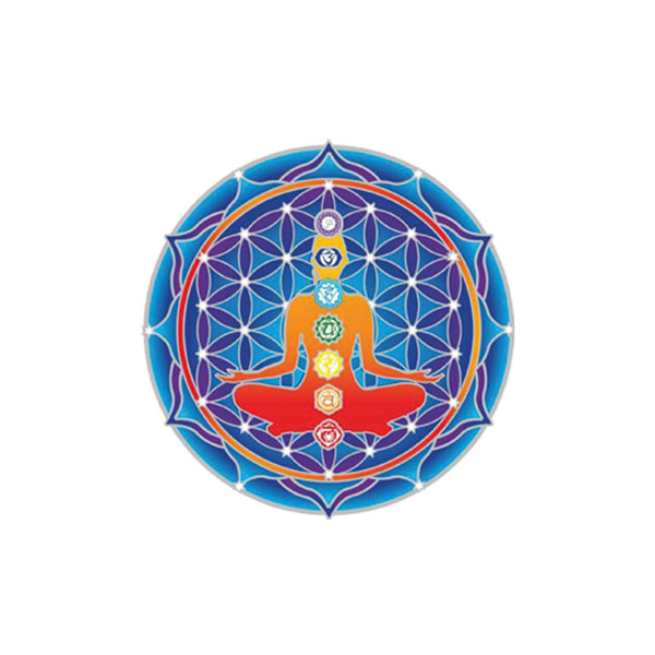 Chakra Mandala, Sticker groß