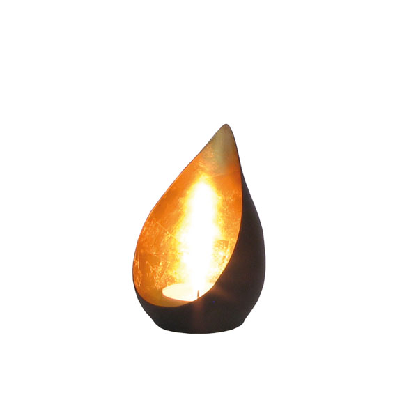 Goldlicht Flame bronzen-golden 11 cm