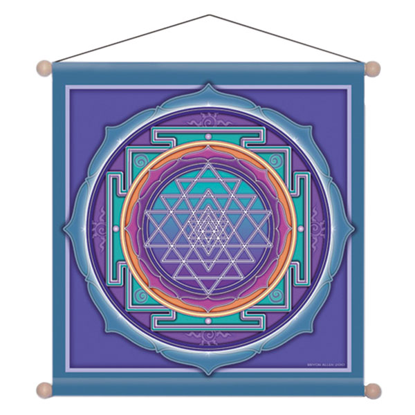 Sri Yantra Wandbild