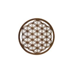 Blume des Lebens 15 cm in Nuss