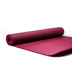 Yogamatte PVC aubergine
