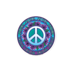 Signs of Peace Aufkleber rund