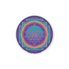 Sri Yantra Aufkleber rund
