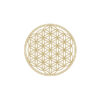 Aufkleber Blume des Lebens gold - 20 cm