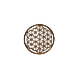 Klebefolie Blume des Lebens Nuss - 10 cm