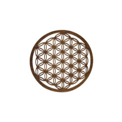 Klebefolie Blume des Lebens Nuss - 20 cm