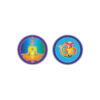 Chakra & Om, Sticker klein