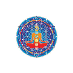 Chakra Mandala, Sticker groß