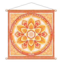 Sakral Chakra Wandbild