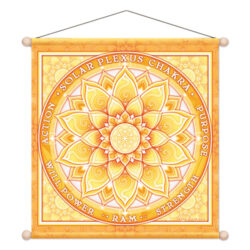 Solar Chakra Wandbild