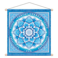 Hals Chakra Wandbild