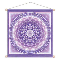 Kronen Chakra Wandbild
