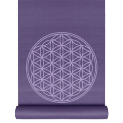 Yogamatte Basic – Blume des Lebens violet